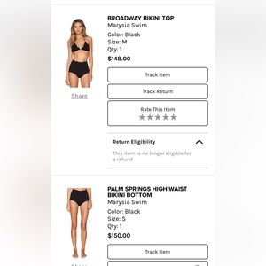 Marysia swim set NWT